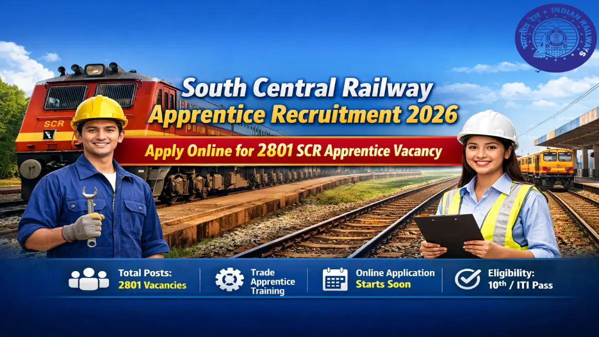 South Central Railway Apprentice Recruitment 2026