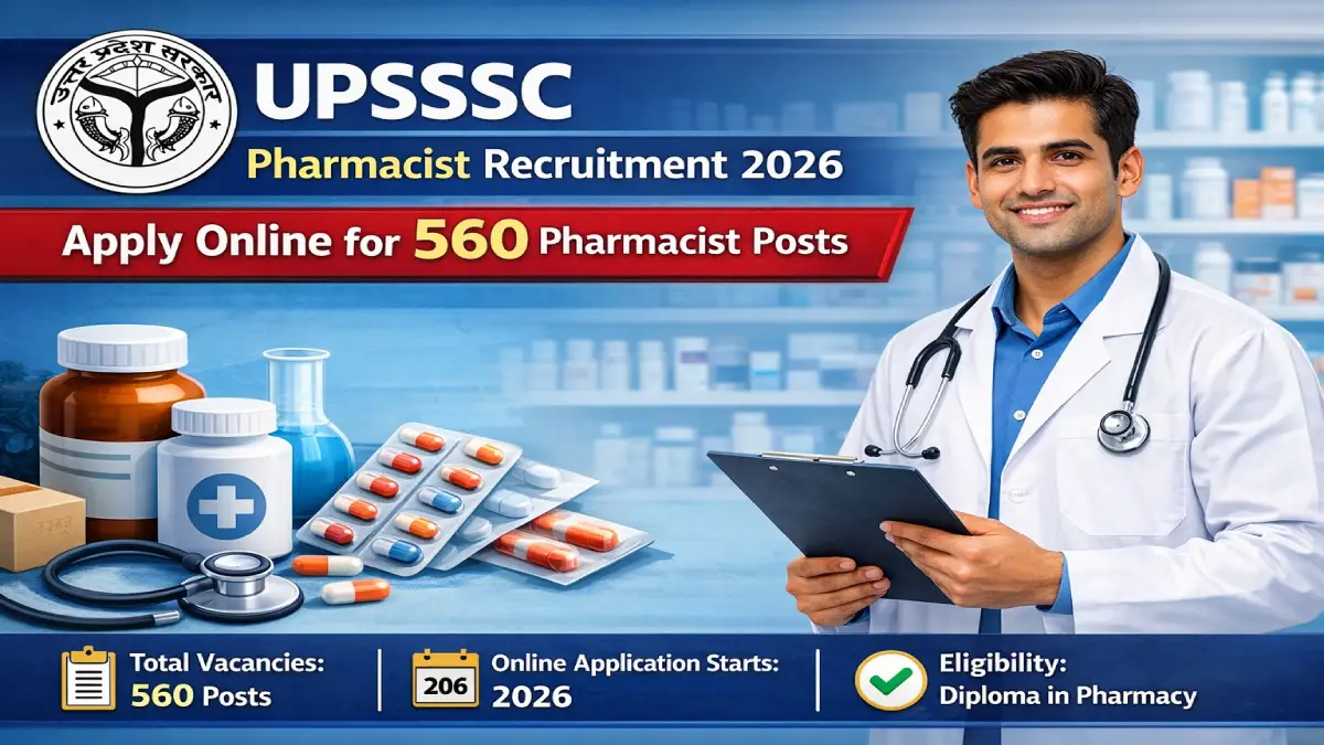 UPSSSC Pharmacist Recruitment 2026