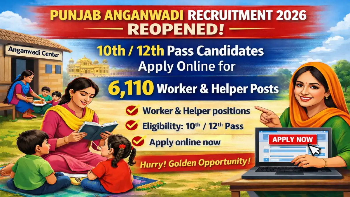 Punjab Anganwadi Recruitment